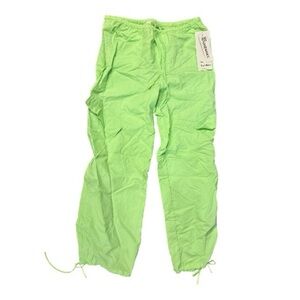 No Boundaries Neon Green Track Pants